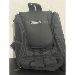 Nintendo 3DS DS DSi Lite Backpack Carrying Case Black Gaming